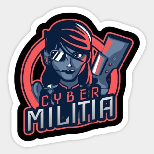 Cyber Militia Sticker